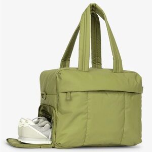 CalPak Luka Duffel in Pistachio — sold out color